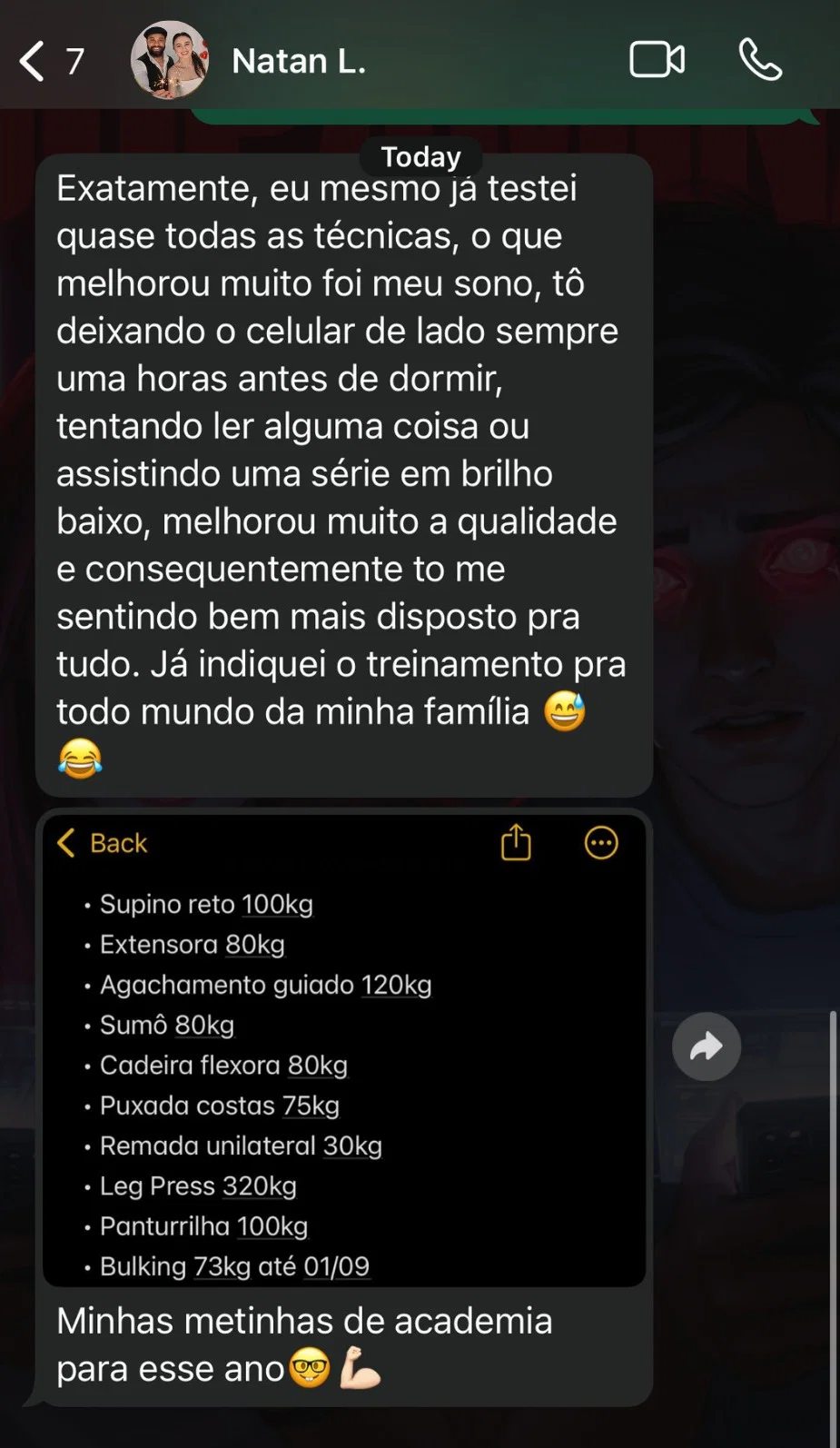 Depoimento real de leitor 2