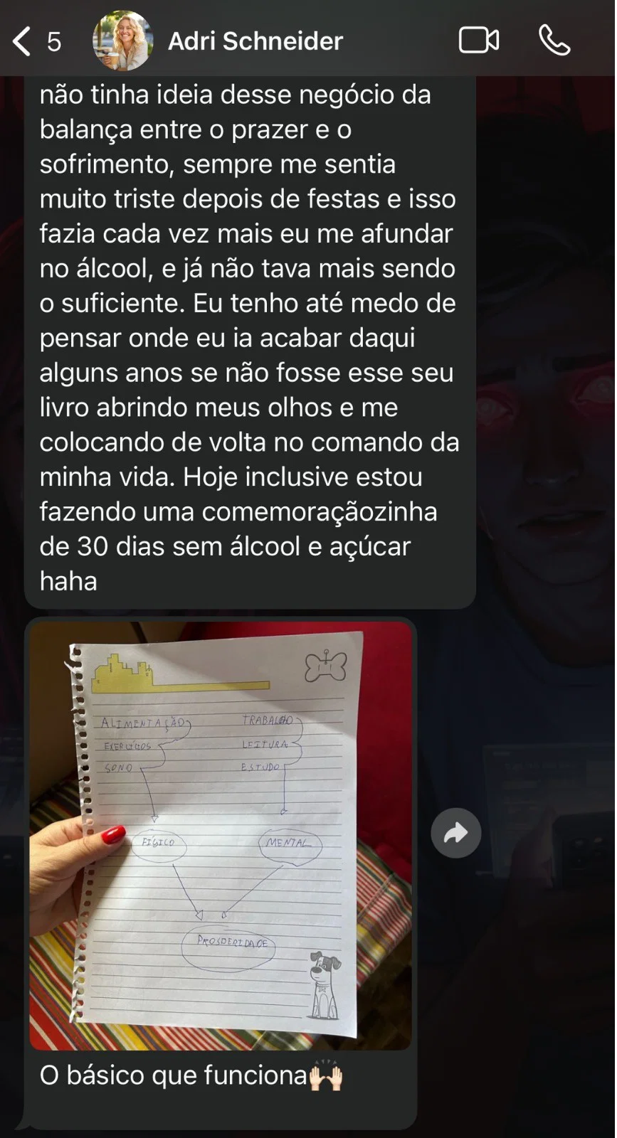 Depoimento real de leitor 4